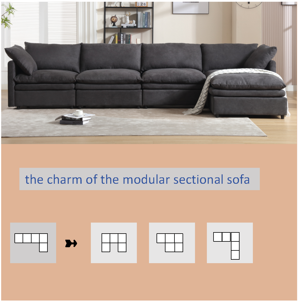 Cozy U-Shaped Sectional Sofa