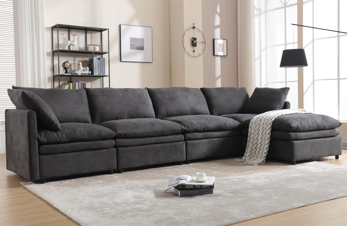 Cozy U-Shaped Sectional Sofa