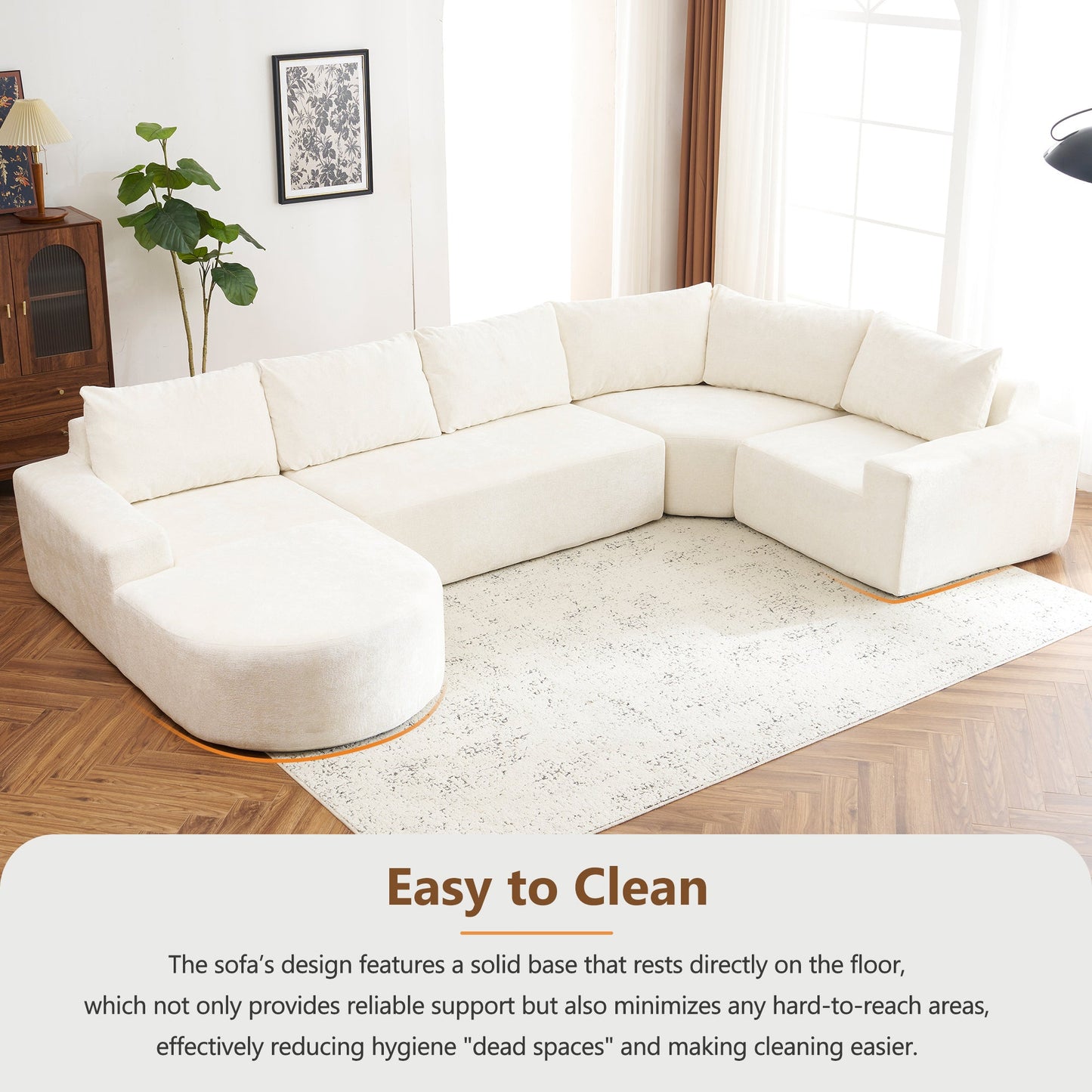 Oversized Modular Cloud Sectional Sofa