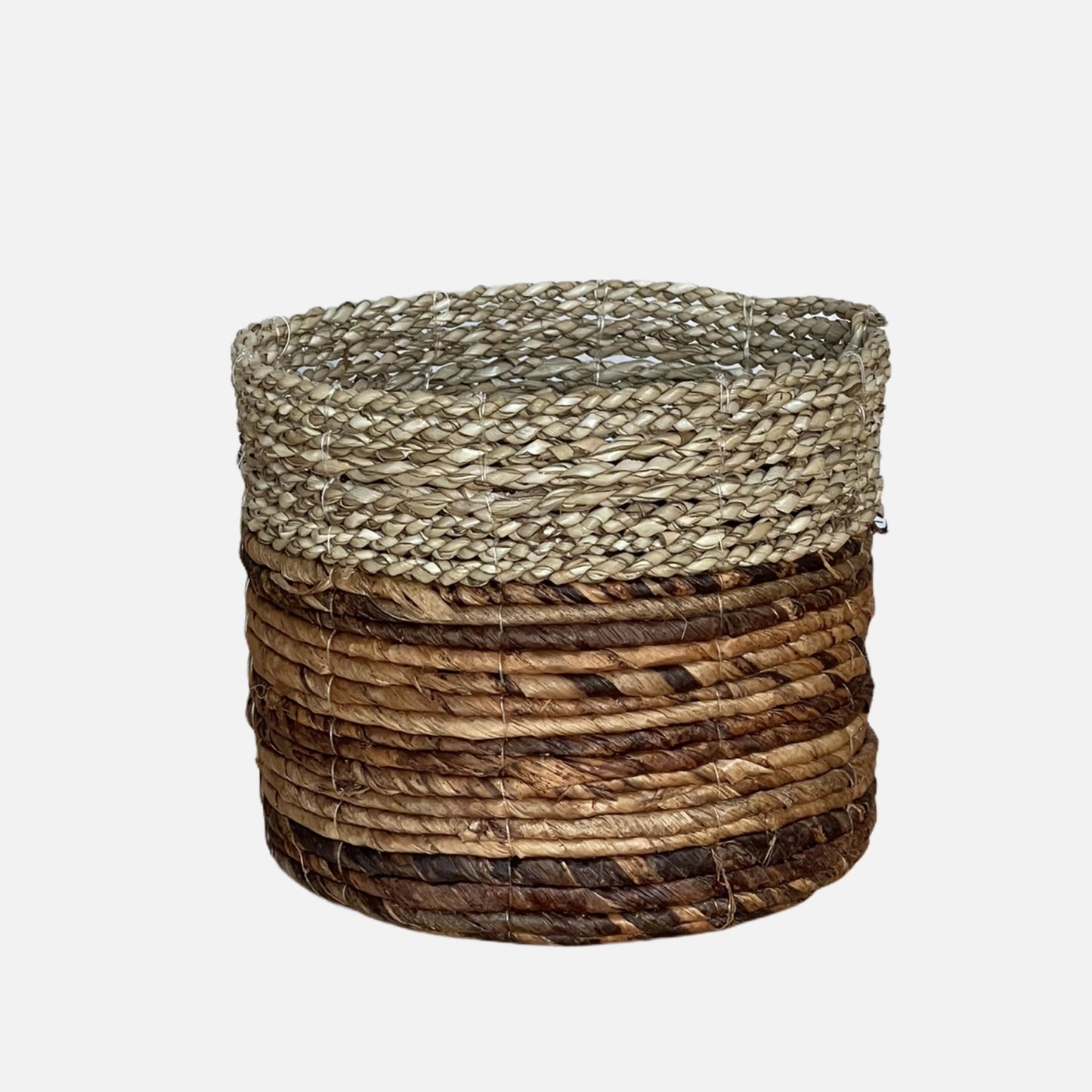 Cesto Asmara Natural - Artisan Crafted Decorative Basket