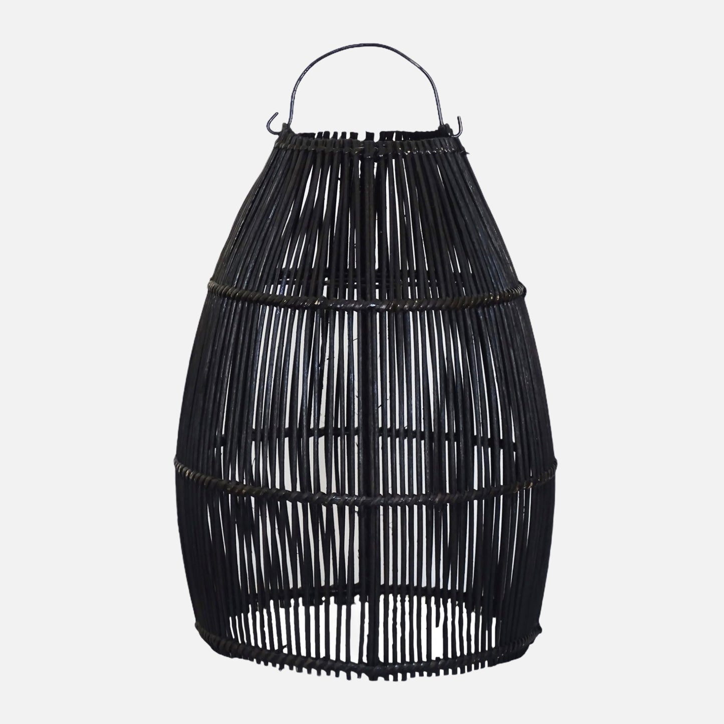 Luxurious Abajur em Rattan Ayana Preto for Living Spaces