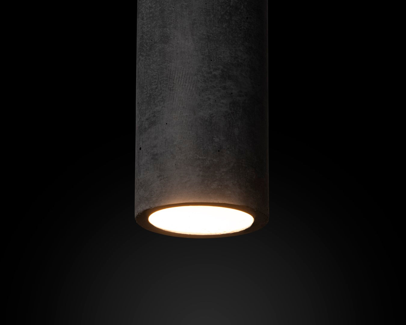 Dark Gray Concrete Pendant Light W+W Design Delight