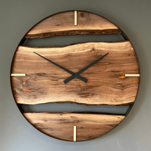 Wooden Wall Art Clock in Various Sizes for Your Space