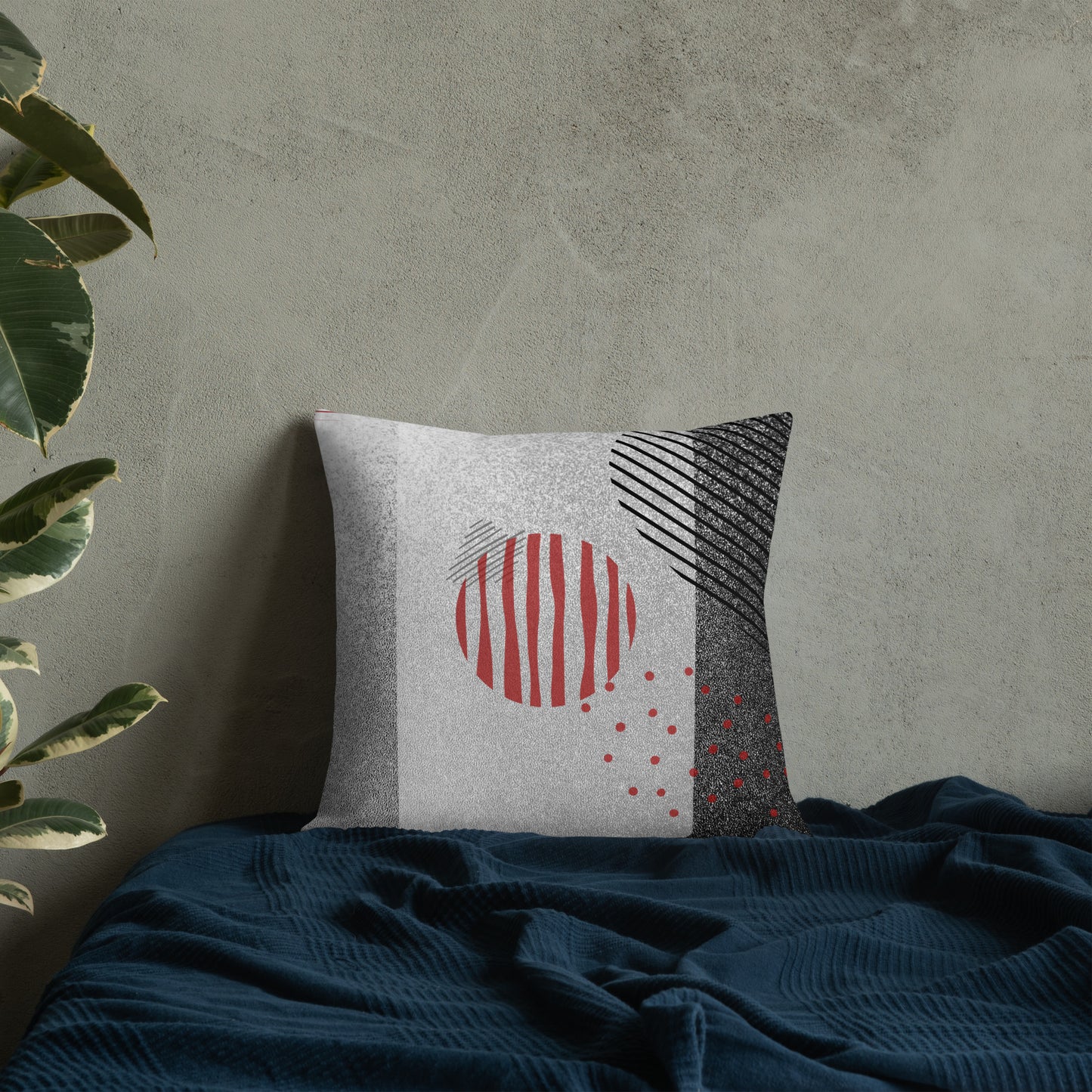 Premium Pillow Cover Geometric Abstract Throw Pillow Design