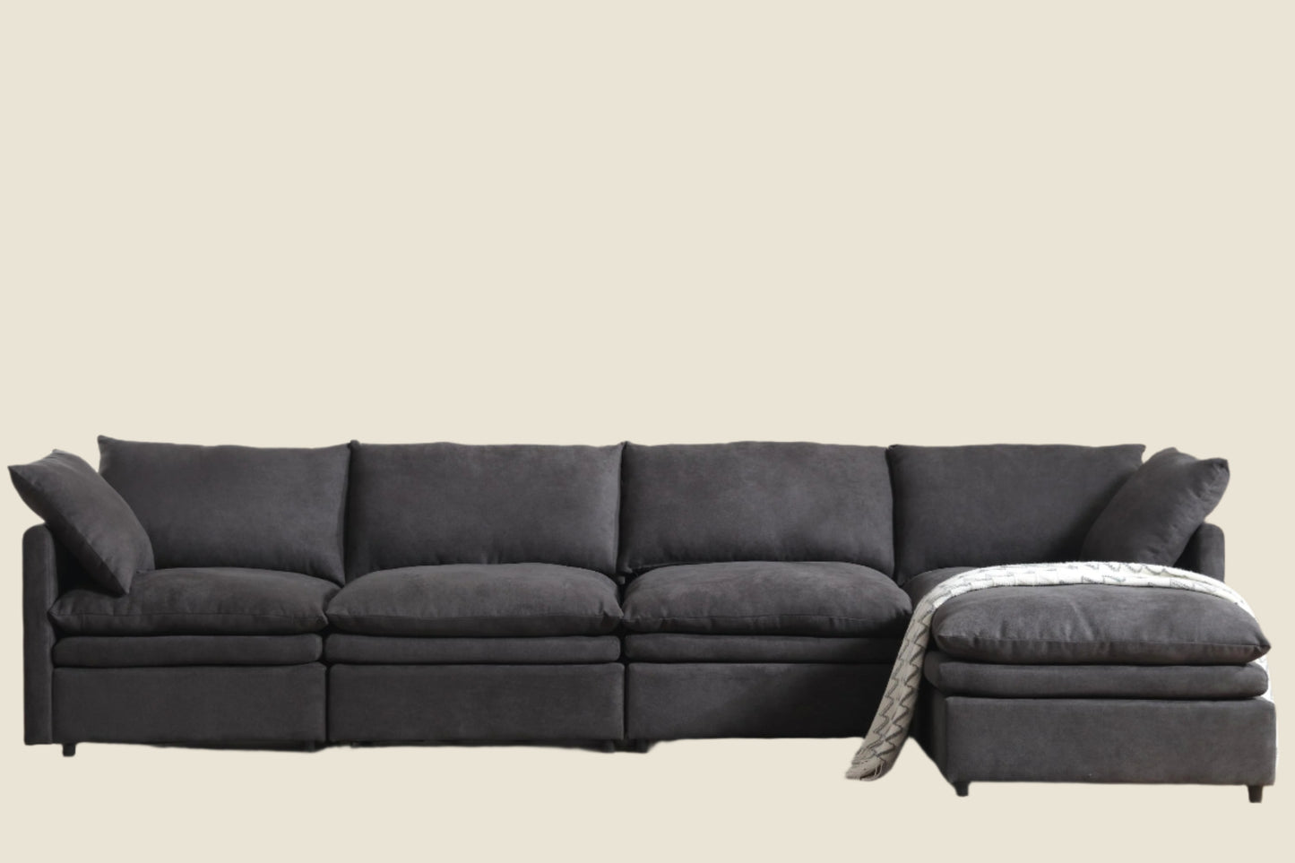 Cozy U-Shaped Sectional Sofa