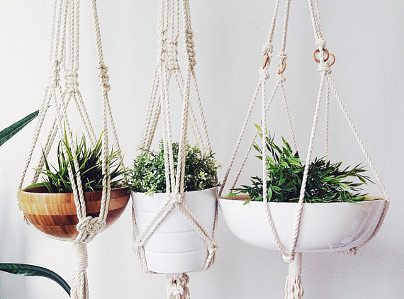 Macrame Plant Hanger For Stylish Indoor Decor Display