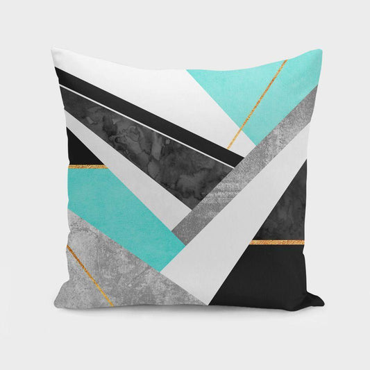 Lines & Layers Cushion/Pillow: Artisan Design for Home Decor